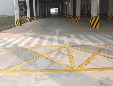 陇南陇南厂区道路标线施工