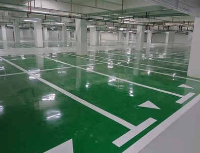 陇南陇南小区停车场标线